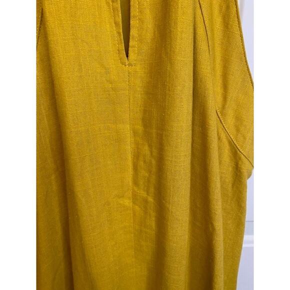 Altar'd State Chartreuse High Neck Swing Sundress Small - Picture 5 of 7